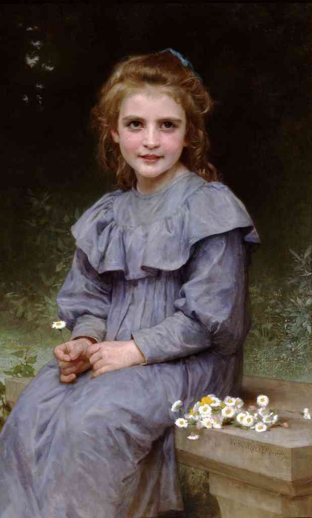 Daisieslg Bouguereau A4 Photo Print