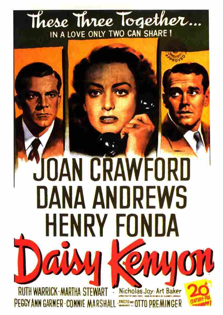 Daisy Kenyon 02  film star poster A4 Photo Print
