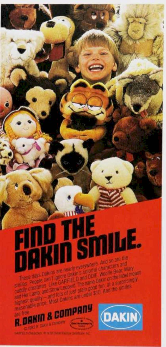 Dakin Smile Plush Vintage Retro Advert Ads A4 Photo Print