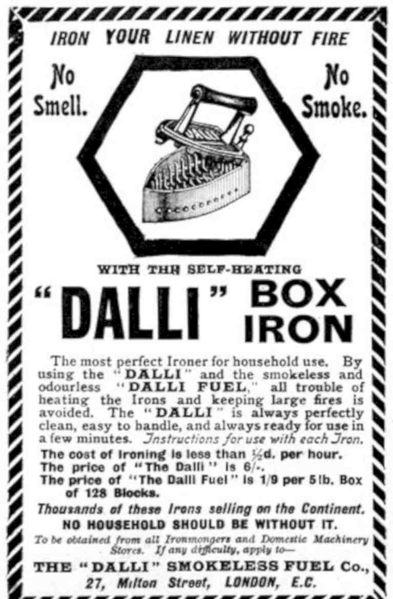 Dalli Box Iron Vintage Retro Advert Poster A4 Photo Print