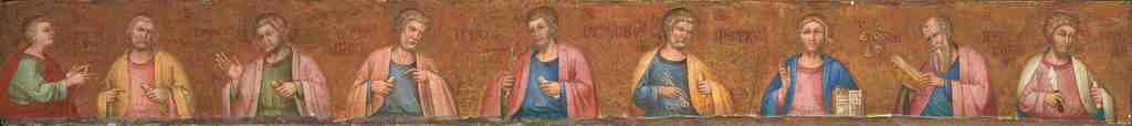 Dalmatian Christ and Eight Apostles Predella A4 Photo Print