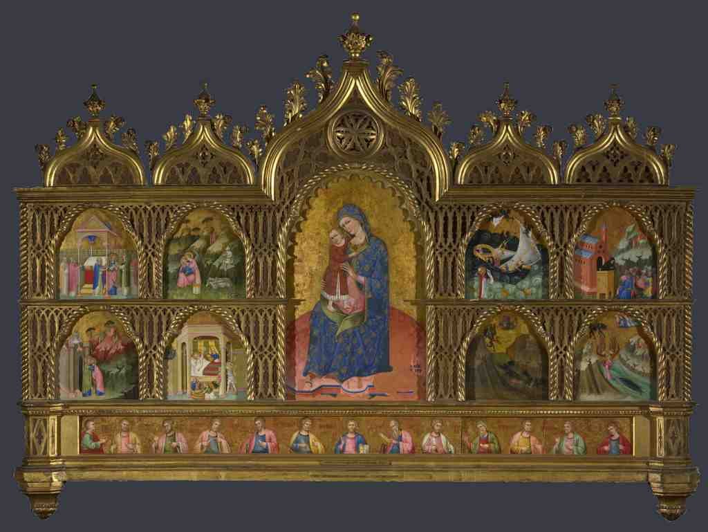 Dalmatian Dalmatian Altarpiece A4 Photo Print