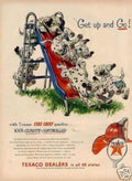 Dalmatian Slide Texaco 2 Vintage Retro Advert Ads A4 Photo Print