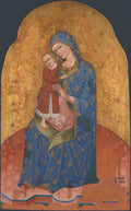 Dalmatian The Virgin and Child A4 Photo Print