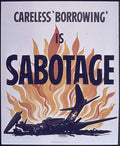 Damaged Aircraft Sabotage 1 Vintage Retro Advert Poster A4 Photo Print