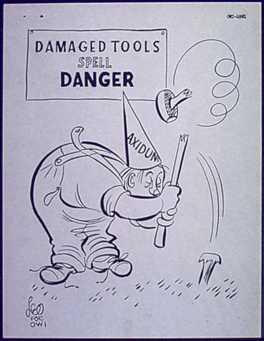 Damaged Tools Danger 1 Vintage Retro Advert Poster A4 Photo Print