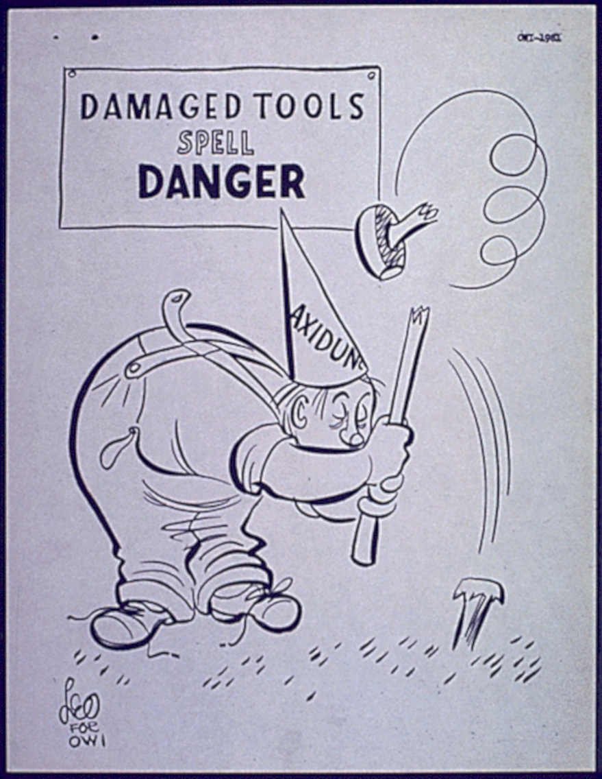 Damaged Tools Danger Vintage Retro Advert Ads A4 Photo Print