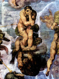 Damned With Figures Of The Underworld Michelangelo A4 Photo Print