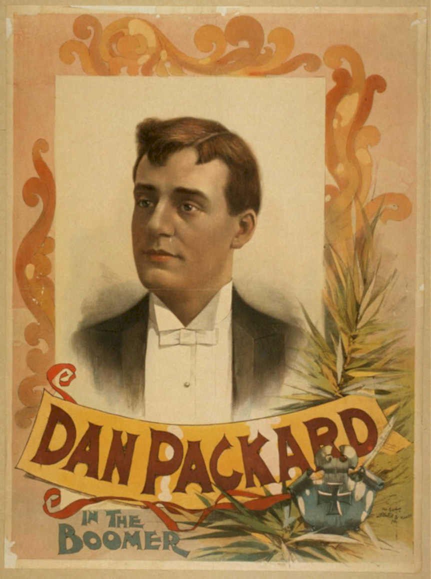 Dan Packard Boomertheater Vintage Retro Advert Poster A4 Photo Print