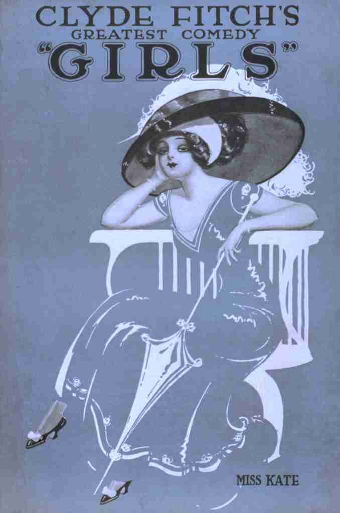 Dana T Bennett Co Clyde Fitchs Greatest Comedy Girls c1910 Miss Kate A4 Photo Print