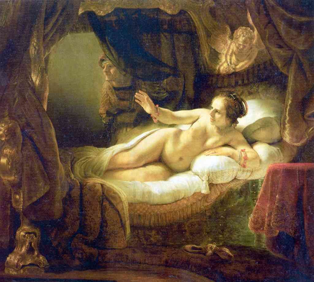 Danae Rembrandt A4 Photo Print