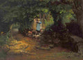 Danby Children by a Brook Art A4 Photo Print