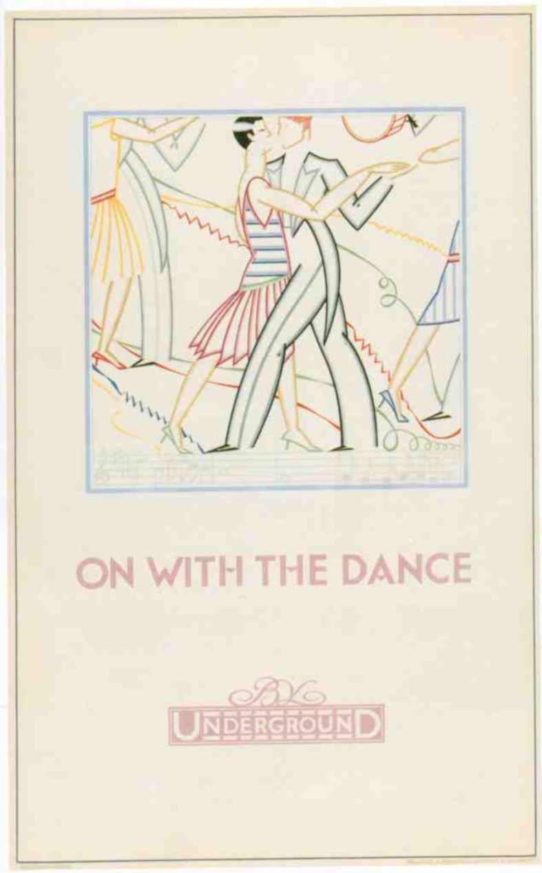 Dance Dancers Underground Vintage Retro Advert Ads A4 Photo Print
