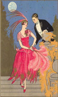 Dance Flapper Artdeco Vintage Retro Advert Ads A4 Photo Print