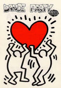 Dance Party Haring Vintage Retro Advert Ads A4 Photo Print