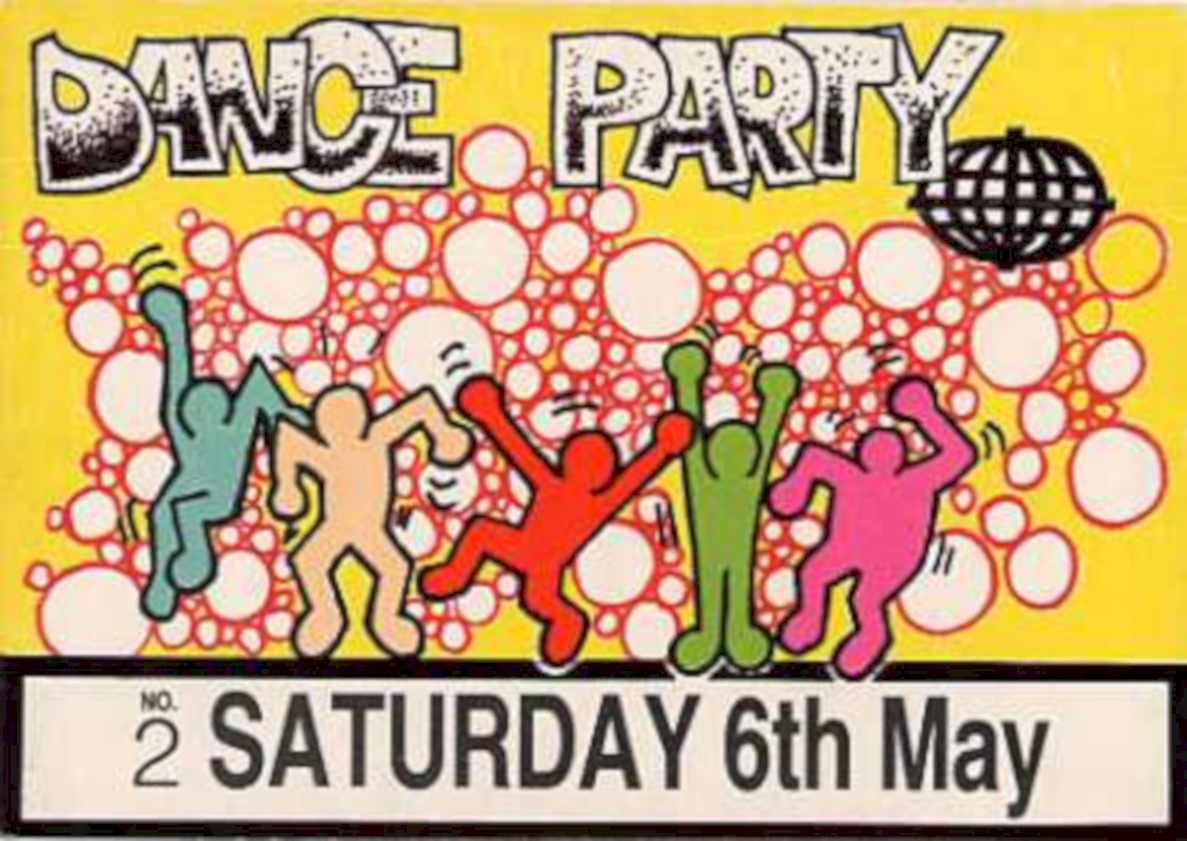 Dance Party No2 Vintage Retro Advert Ads A4 Photo Print
