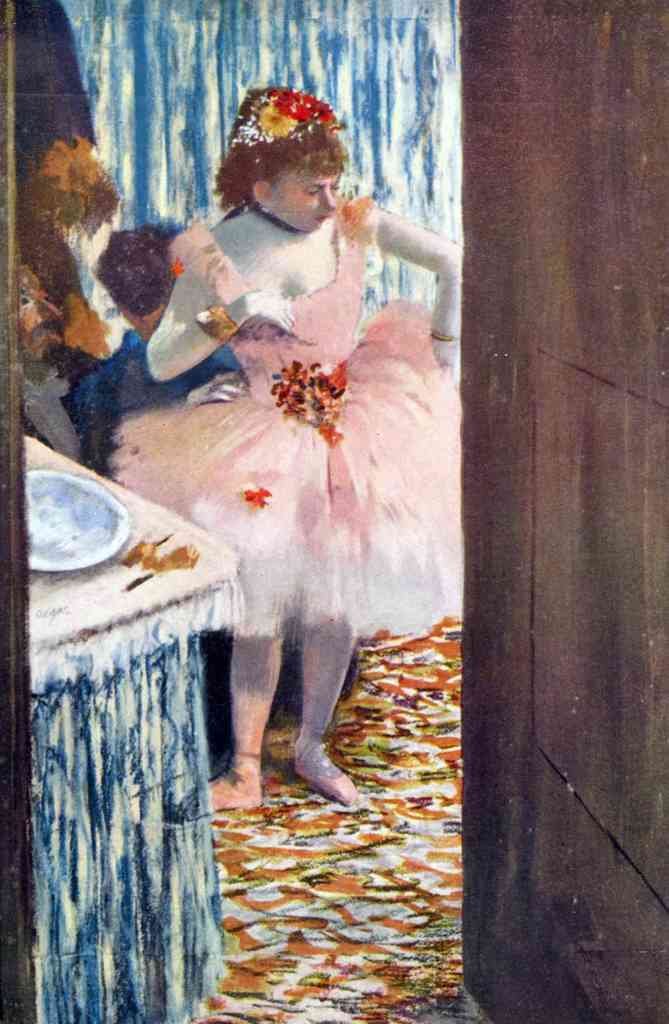 Dancer In The Loge Degas A4 Photo Print