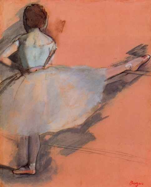 Dancer at the bar 1 by Degas A4 Photo Print