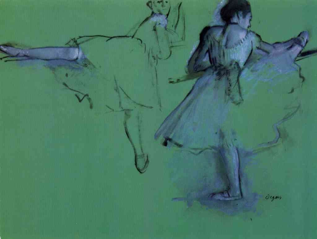 Dancers At The Bar 2 Degas A4 Photo Print