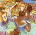Dancers In Blue Degas A4 Photo Print