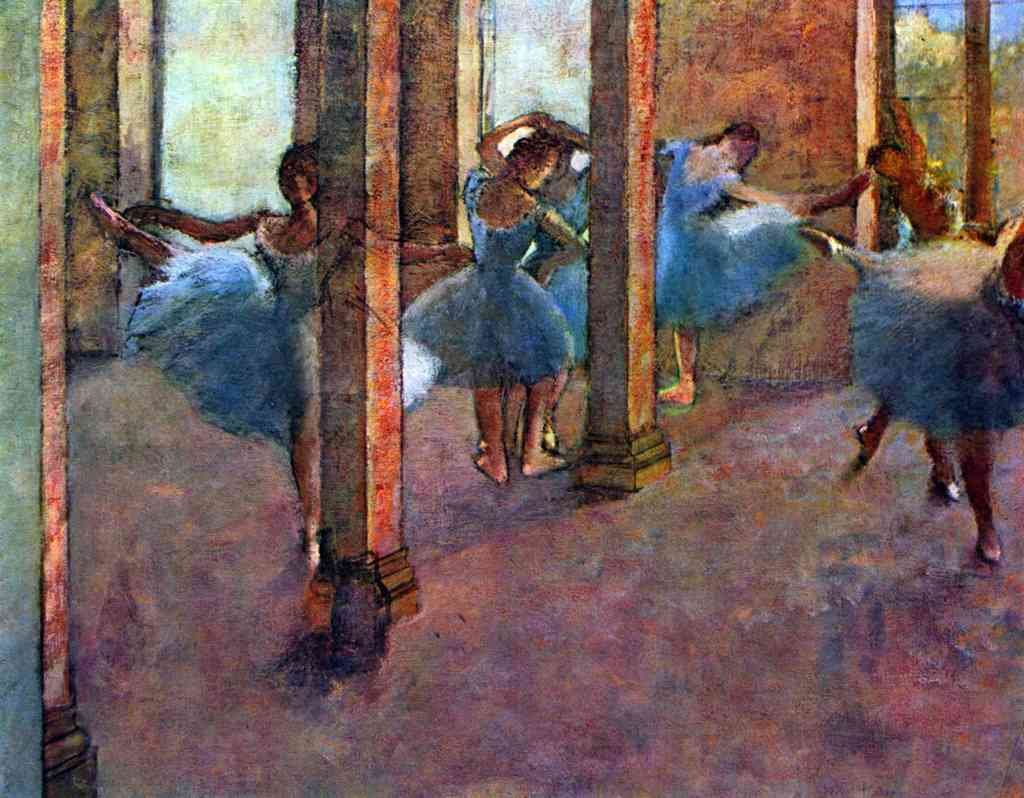 Dancers In The Foyer Degas Impressionism A4 Photo Print