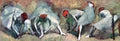 Dancers Lace Their Shoes Degas A4 Photo Print