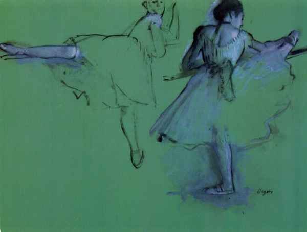 Dancers at the bar 2 by Degas A4 Photo Print