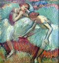 Dancers in green by Degas Impressionism A4 Photo Print