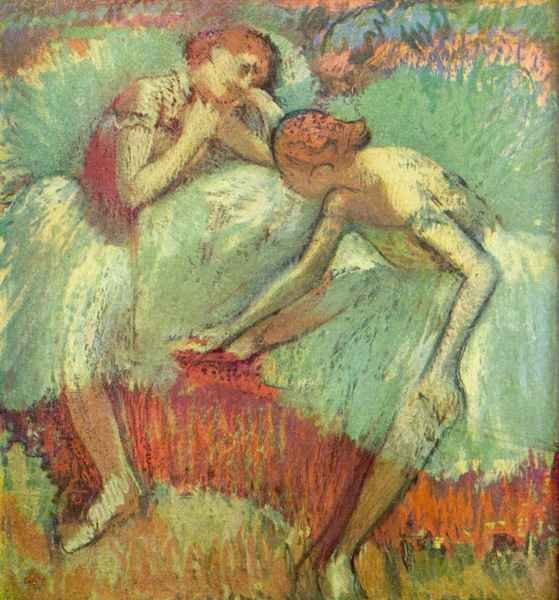 Dancers in green by Degas A4 Photo Print