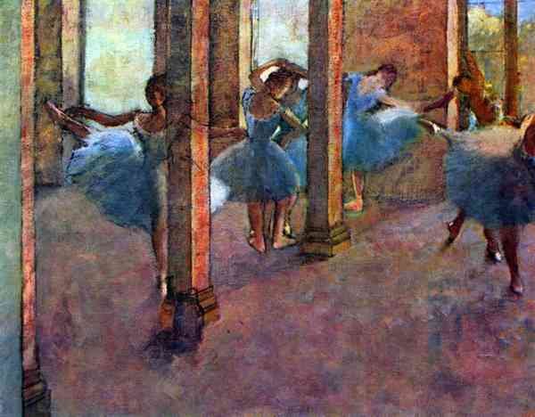 Dancers in the foyer by Degas Impressionism A4 Photo Print