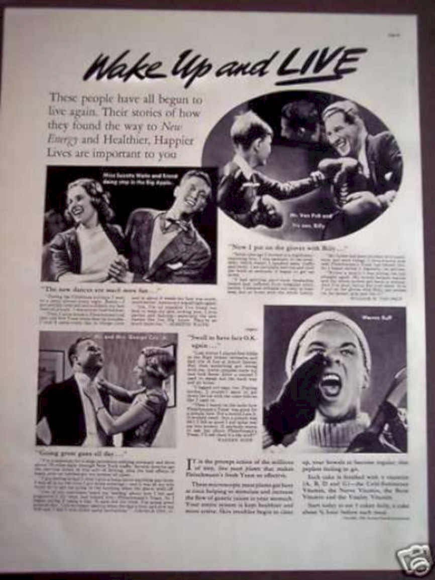 Dancing Boxing Lives Vintage Retro Advert Ads A4 Photo Print