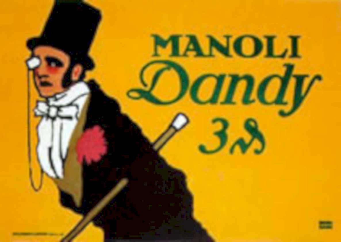 Dandy Manoli 3s Vintage Retro Advert Poster A4 Photo Print