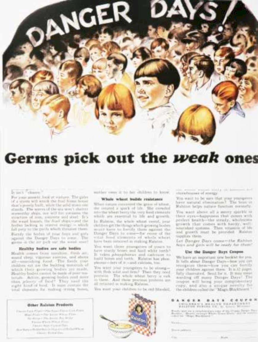 Danger Days Ralston Vintage Retro Advert Ads A4 Photo Print