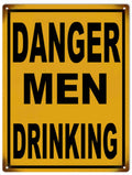 Danger Men Drinking Vintage Retro Advert Ads A4 Photo Print