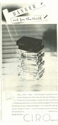 Danger Perfume Bottle Vintage Retro Advert Ads A4 Photo Print