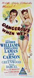 Dangerous When Wet 03  film star poster A4 Photo Print