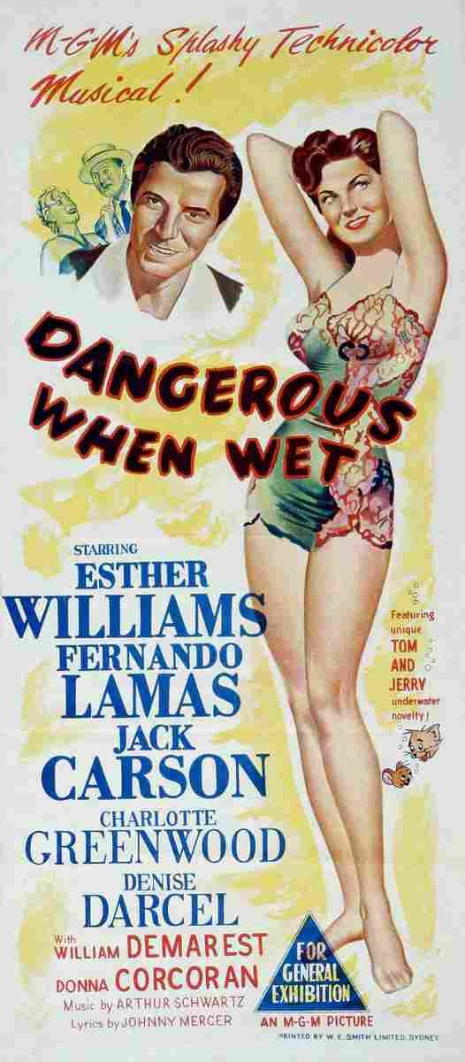 Dangerous When Wet 03  film star poster A4 Photo Print