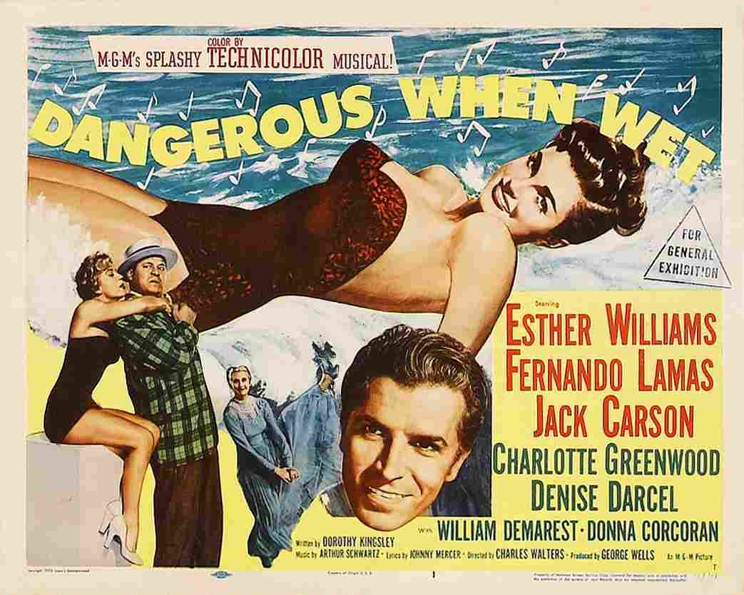 Dangerous When Wet 04  film star poster A4 Photo Print