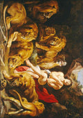 Daniel In The Lions Den rubens A4 Photo Print