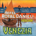 Danieli Luggage Label Vintage A4 Photo Print