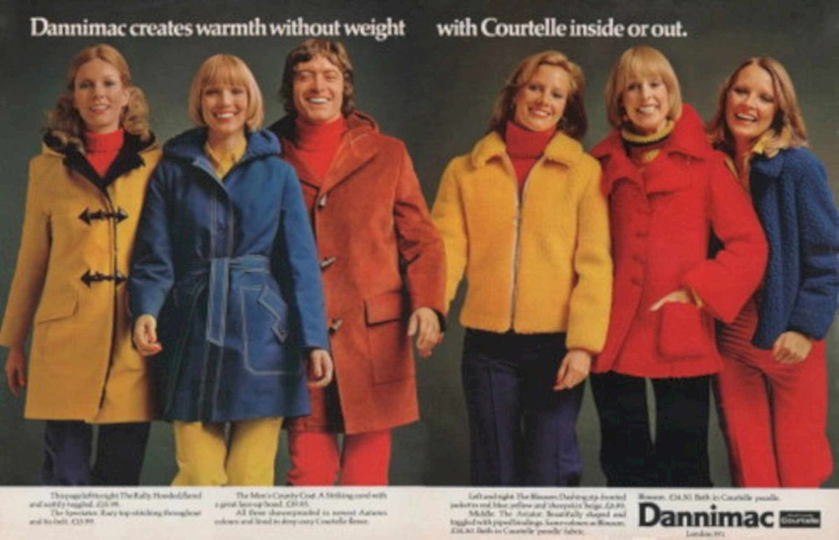 Dannimac Coats Warmth 1970s Vintage Retro Advert