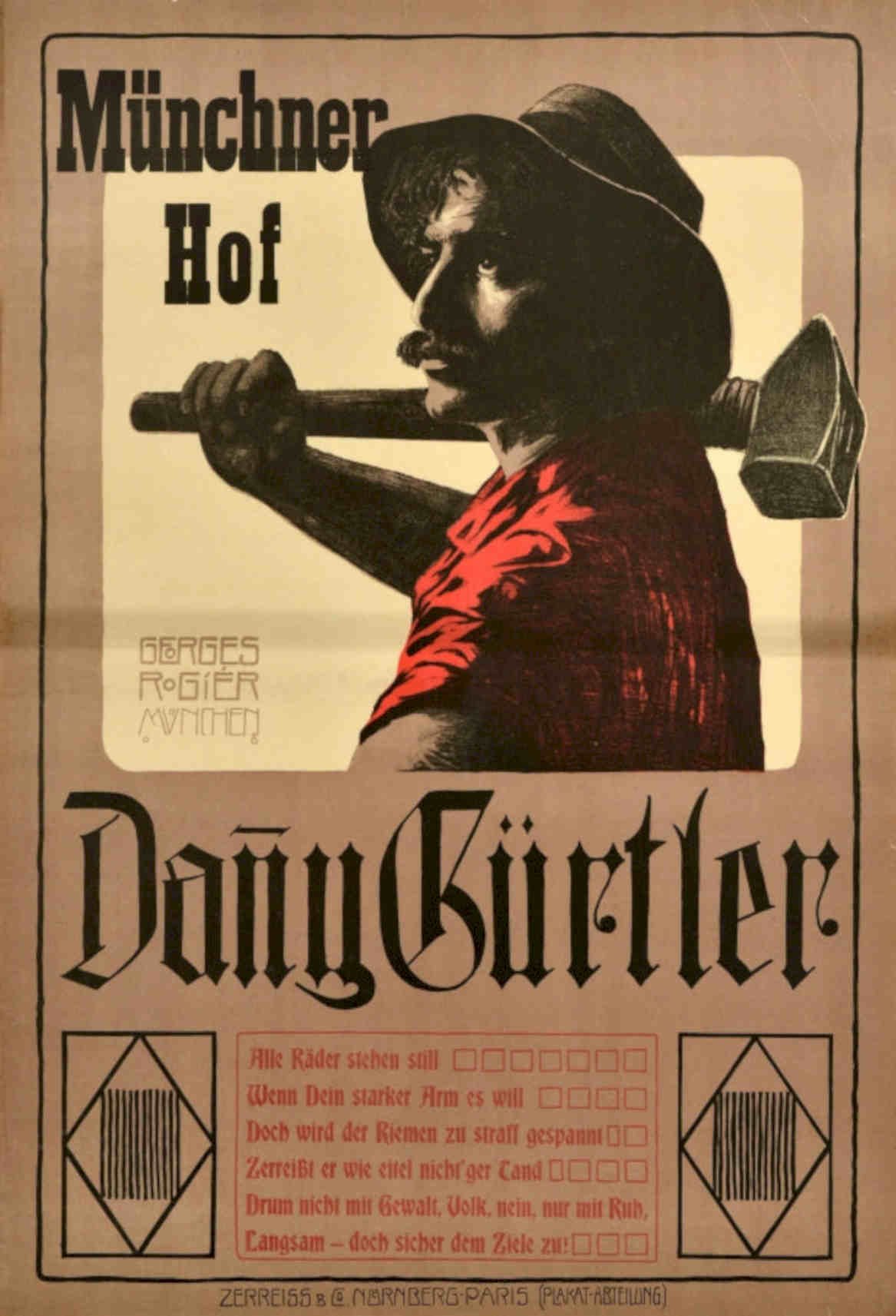 Danny Guertler Poster Vintage Retro Advert Poster A4 Photo Print