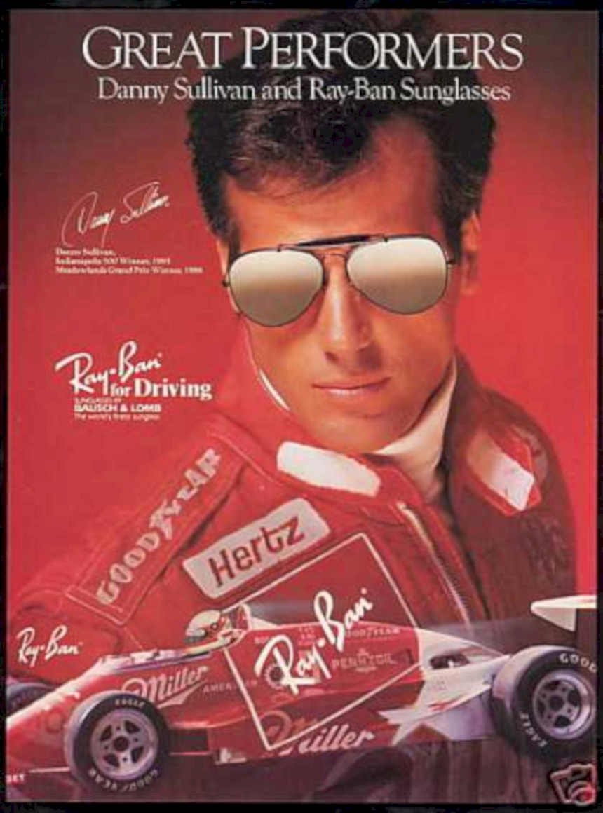 Danny Sullivan Racing Vintage Retro Advert Ads A4 Photo Print