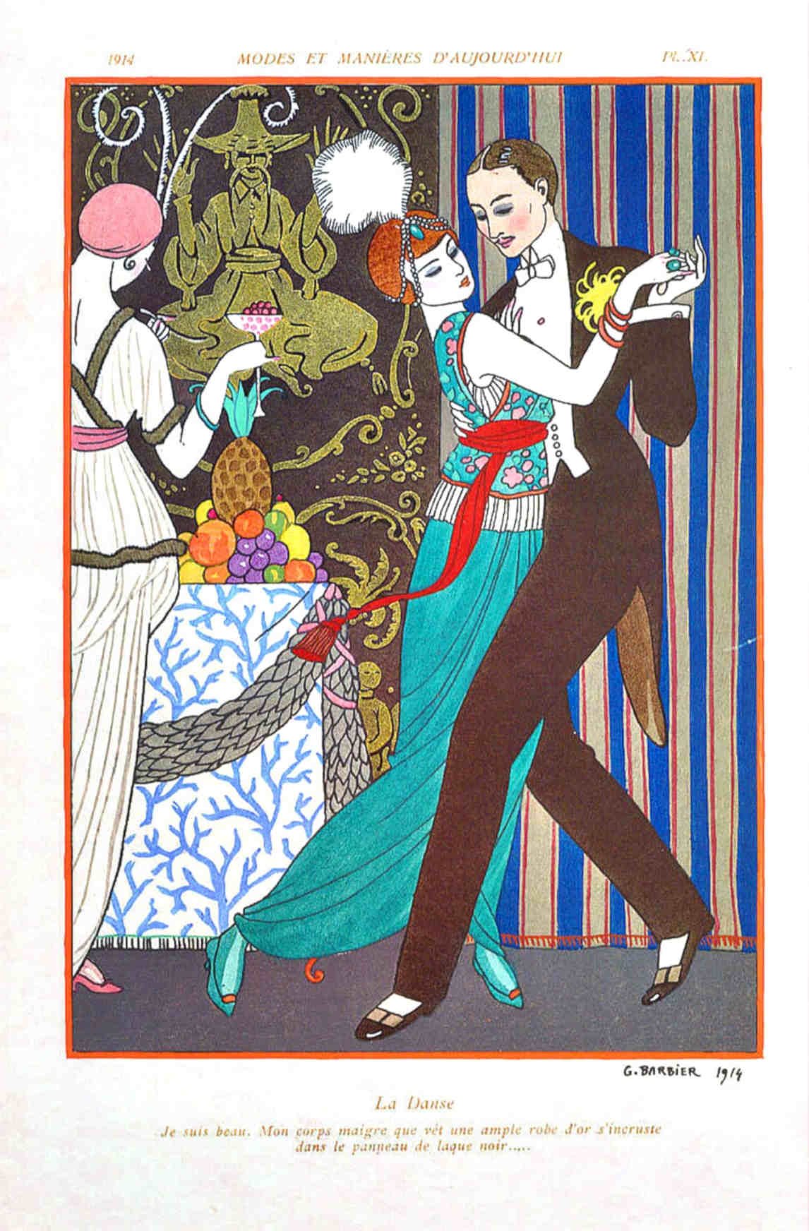 Danse Ballroom Fashion Vintage Retro Advert Poster A4 Photo Print