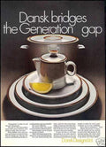 Dansk Tea Set Vintage Retro Advert Ads A4 Photo Print