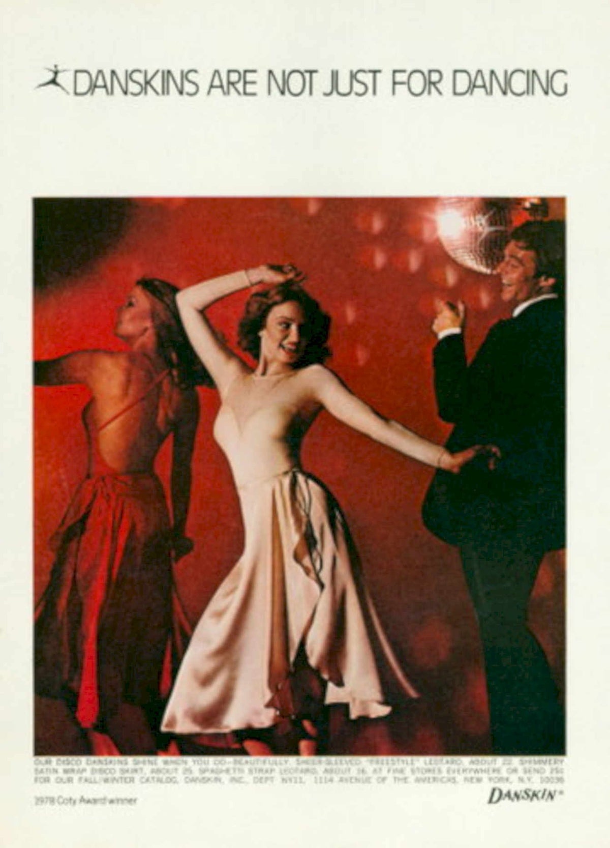 Danskin Disco Woman 1970s Vintage Retro Advert