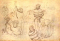 Dante And Virgil Botticelli A4 Photo Print