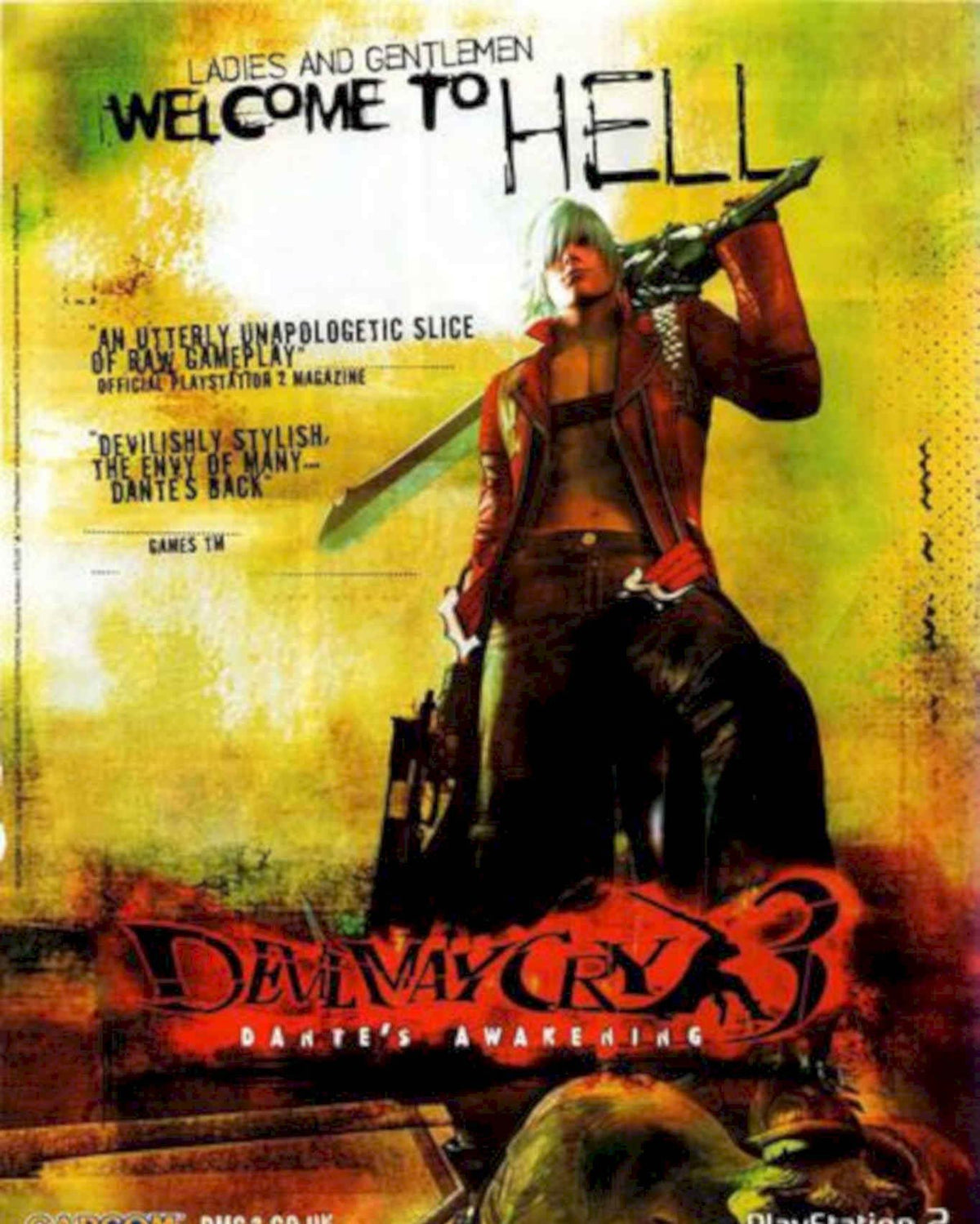 Dante Awakening Hell Vintage Retro Advert Poster A4 Photo Print