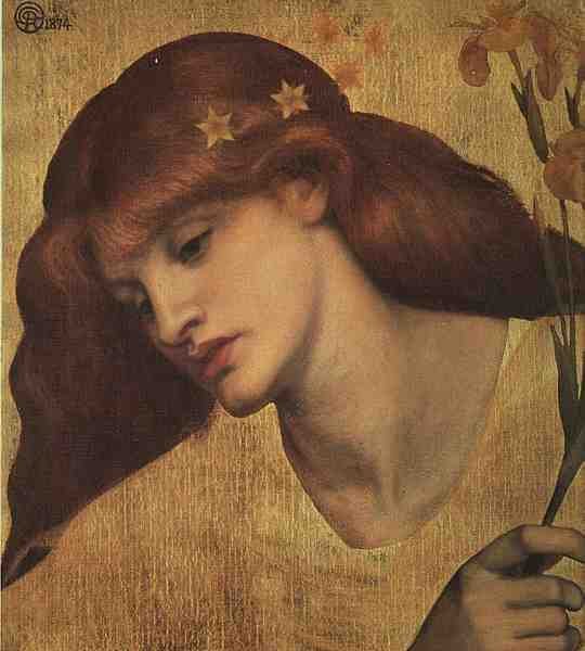 Dante Gabriel Rossetti 8Lilias A4 Photo Print