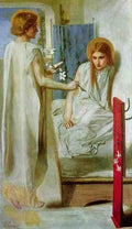 Dante Gabriel Rossetti Annunciation A4 Photo Print